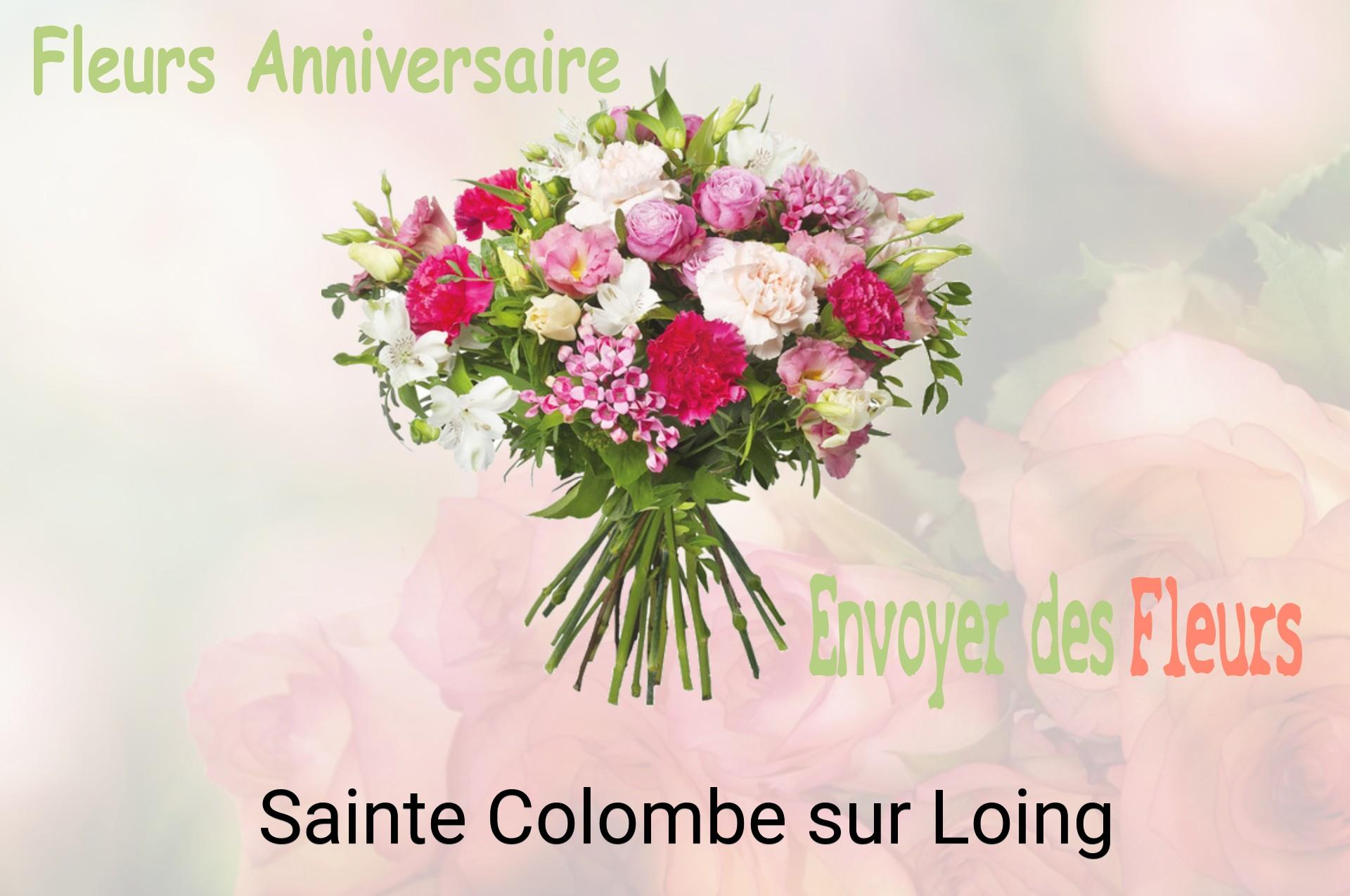 Bouquet de fleurs d’anniversaire livré à Sainte-Colombe-sur-Loing