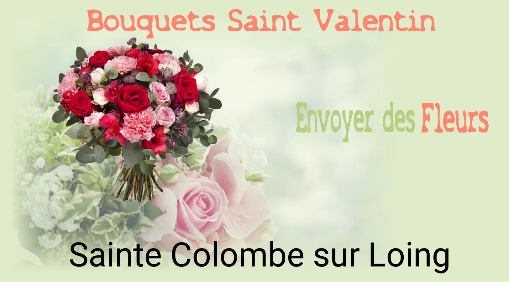 Roses de Saint-Valentin livrées à Sainte-Colombe-sur-Loing